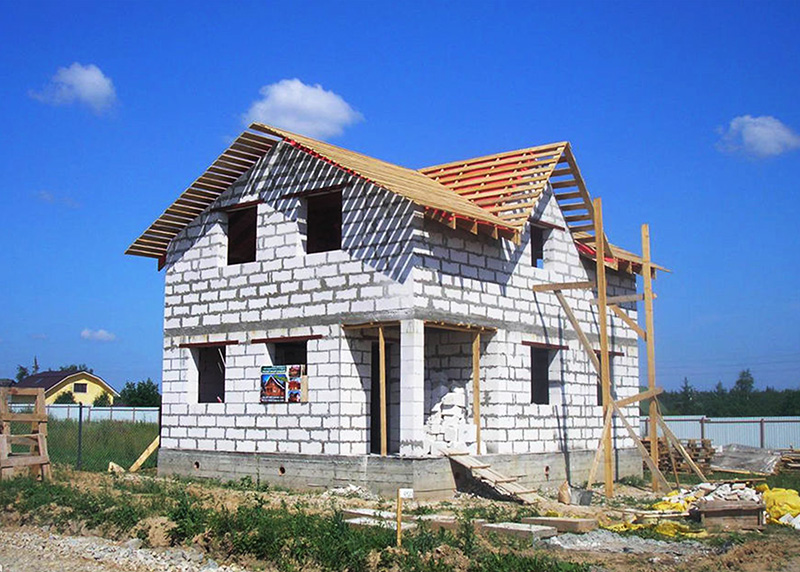 варианты отделки фасада дома из газобетона